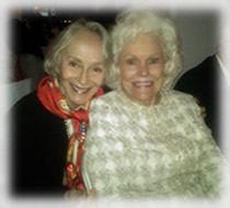 Marjorie G Jones with philanthropist Doris Buffett